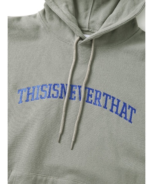 thisisneverthat（ディスイズネバーザット）の「ARCH-LOGO HOODIE（パーカー・メンズ・ネイビー/グレー/ブラック/ヘザーグレー/グリーン系その他/バーガンディー・M/L/XL/S）」の14枚目の写真