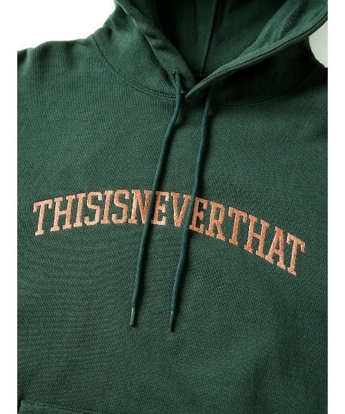 thisisneverthat（ディスイズネバーザット）の「ARCH-LOGO HOODIE（パーカー・メンズ・ネイビー/グレー/ブラック/ヘザーグレー/グリーン系その他/バーガンディー・M/L/XL/S）」の16枚目の写真