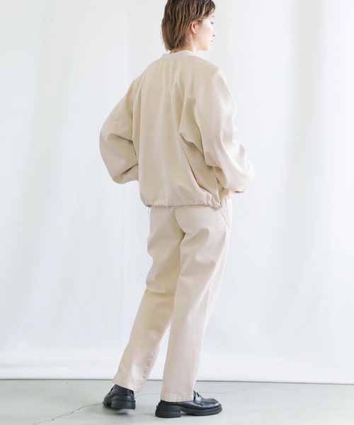 select MOCA（セレクトモカ）の「ラグランドルマンスリーブブルゾン（ブルゾン・レディース・ブラック/イエロー/アイボリー・FREE）」の14枚目の写真