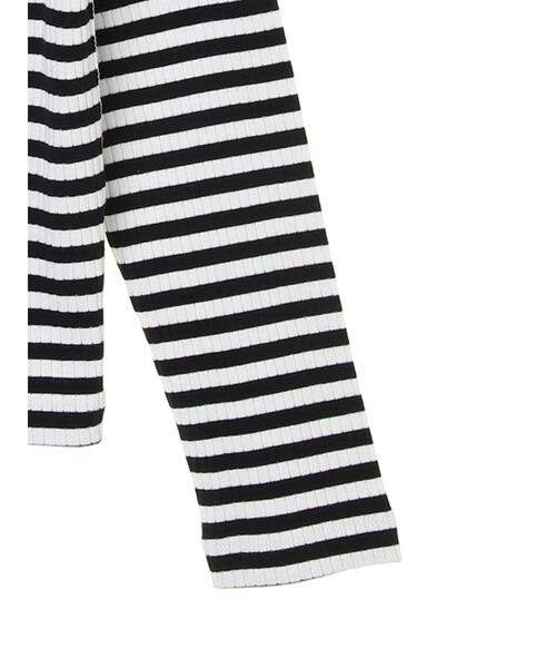 AMERICAN HOLIC(アメリカンホリック)の「針抜きタートルカットプルオーバー(Tシャツ/カットソー・レディース・ブラック/オフホワイト/その他7・M/L)」の15枚目の写真