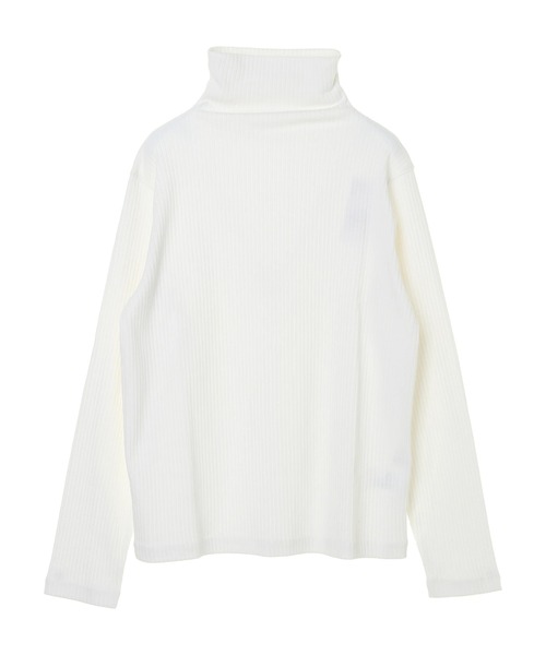 AMERICAN HOLIC(アメリカンホリック)の「針抜きタートルカットプルオーバー(Tシャツ/カットソー・レディース・ブラック/オフホワイト/その他7・M/L)」の1枚目の写真