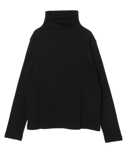 AMERICAN HOLIC(アメリカンホリック)の「針抜きタートルカットプルオーバー(Tシャツ/カットソー・レディース・ブラック/オフホワイト/その他7・M/L)」の2枚目の写真