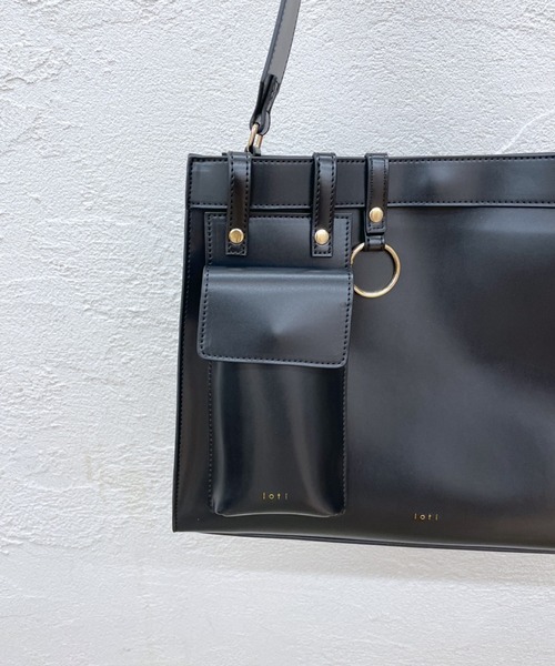 loti（ロティ）の「WEB限定 loti マルチループBAG（トートバッグ・レディース・ブラック/ブラウン・ONE SIZE）」の9枚目の写真