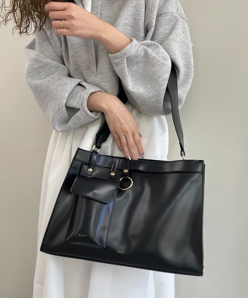 loti（ロティ）の「WEB限定 loti マルチループBAG（トートバッグ・レディース・ブラック/ブラウン・ONE SIZE）」の19枚目の写真