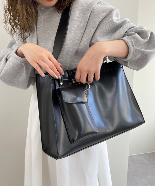 loti（ロティ）の「WEB限定 loti マルチループBAG（トートバッグ・レディース・ブラック/ブラウン・ONE SIZE）」の20枚目の写真