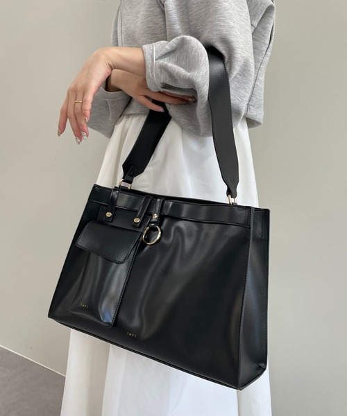 loti（ロティ）の「WEB限定 loti マルチループBAG（トートバッグ・レディース・ブラック/ブラウン・ONE SIZE）」の22枚目の写真