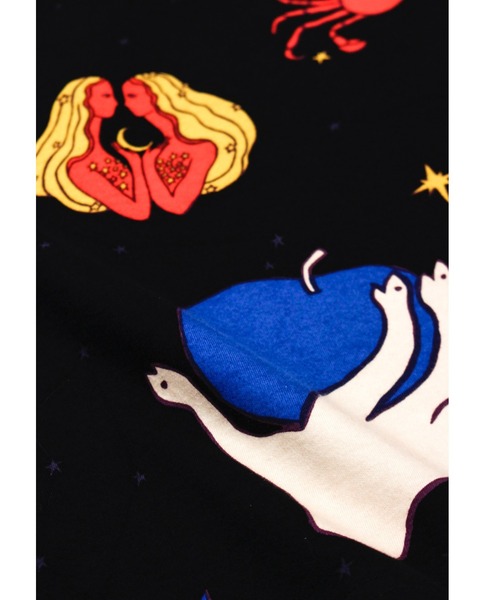 BOHEMIANS（ボヘミアンズ）の「BOHEMIANS/ボヘミアンズ　HOROSCOPE SMOOTH BOAT NECK OP　BO-346  ホロスコープボートネックワンピース（ワンピース・レディース・ブラック・SMALL/MEDIUM）」の6枚目の写真