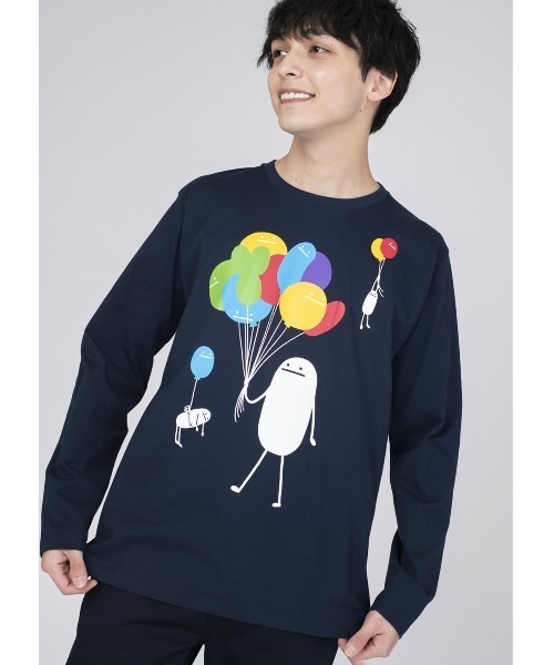 セール バルーンビューティフルシャドー 長袖tシャツ Tシャツ カットソー Design Tshirts Store Graniph デザイン ティーシャツ ストア グラニフ のファッション通販 Zozotown