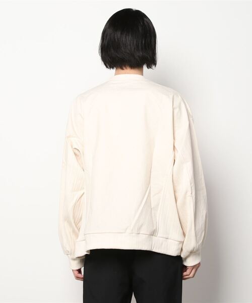 my beautiful landlet（マイビューティフルランドレット）の「【my beautiful landlet】 urake × antique horse cloth sweat（スウェット・メンズ・ネイビー/ブラック/キナリ・0/1）」の5枚目の写真