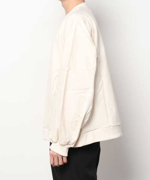 my beautiful landlet（マイビューティフルランドレット）の「【my beautiful landlet】 urake × antique horse cloth sweat（スウェット・メンズ・ネイビー/ブラック/キナリ・0/1）」の9枚目の写真