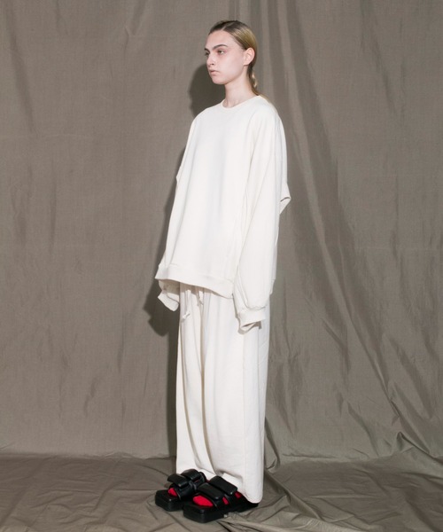 my beautiful landlet（マイビューティフルランドレット）の「【my beautiful landlet】 urake × antique horse cloth sweat（スウェット・メンズ・ネイビー/ブラック/キナリ・0/1）」の18枚目の写真