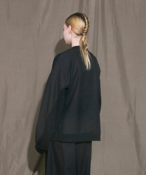 my beautiful landlet（マイビューティフルランドレット）の「【my beautiful landlet】 urake × antique horse cloth sweat（スウェット・メンズ・ネイビー/ブラック/キナリ・0/1）」の15枚目の写真