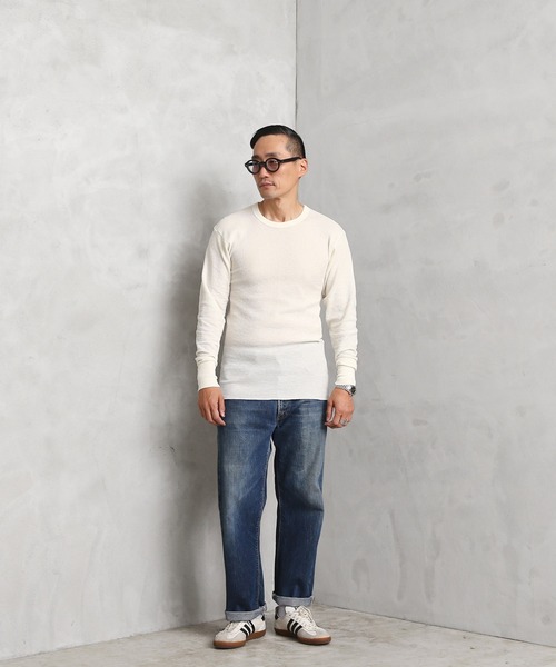 INDERA MILLS(インデラミルズ)の「INDERA MILLS インデラミルズ 800LS LONG JOHNS サーマル(Tシャツ/カットソー・メンズ・ナチュラル・S/M/L/XL)」の3枚目の写真
