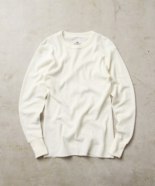INDERA MILLS(インデラミルズ)の「INDERA MILLS インデラミルズ 800LS LONG JOHNS サーマル(Tシャツ/カットソー・メンズ・ナチュラル・S/M/L/XL)」の4枚目の写真