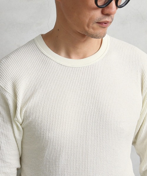 INDERA MILLS(インデラミルズ)の「INDERA MILLS インデラミルズ 800LS LONG JOHNS サーマル(Tシャツ/カットソー・メンズ・ナチュラル・S/M/L/XL)」の6枚目の写真