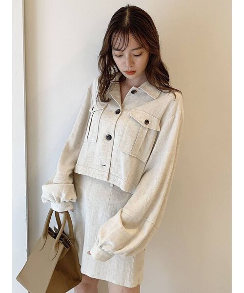 dazzlin（ダズリン）の「ナチュラルポケットシャツ（シャツ/ブラウス・レディース・ベージュ/ブラウン/その他1・FREE）」の12枚目の写真