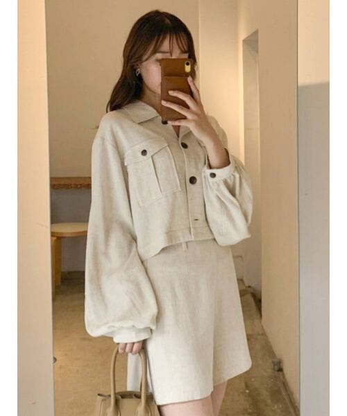 dazzlin（ダズリン）の「ナチュラルポケットシャツ（シャツ/ブラウス・レディース・ベージュ/ブラウン/その他1・FREE）」の21枚目の写真