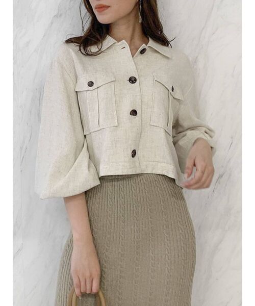 dazzlin（ダズリン）の「ナチュラルポケットシャツ（シャツ/ブラウス・レディース・ベージュ/ブラウン/その他1・FREE）」の22枚目の写真