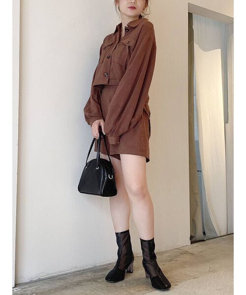 dazzlin（ダズリン）の「ナチュラルポケットシャツ（シャツ/ブラウス・レディース・ベージュ/ブラウン/その他1・FREE）」の20枚目の写真