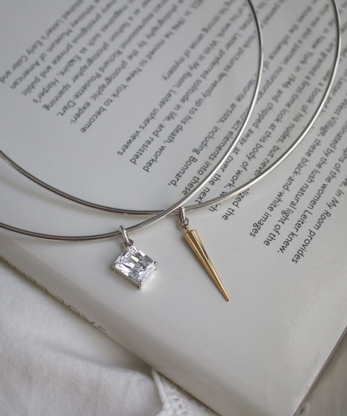 e.m.（イーエム）の「【ZOZOTOWN限定】スタッズチョーカー（チョーカー・レディース・シルバー・FREE）」の12枚目の写真