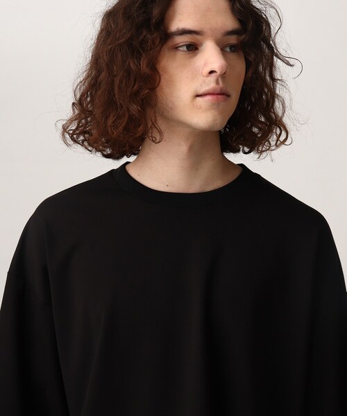 tk.TAKEO KIKUCHI（ティーケータケオキクチ）の「◆スリーブフレアスリットカットソー（ユニセックスアイテム）（Tシャツ/カットソー・メンズ・グレー/ホワイト/ブラック・02/66/03）」の8枚目の写真