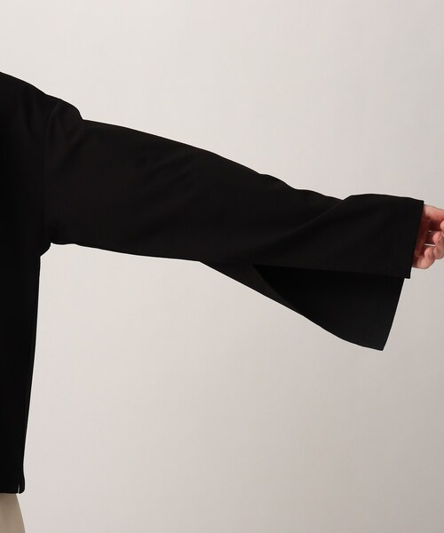 tk.TAKEO KIKUCHI（ティーケータケオキクチ）の「◆スリーブフレアスリットカットソー（ユニセックスアイテム）（Tシャツ/カットソー・メンズ・グレー/ホワイト/ブラック・02/66/03）」の11枚目の写真