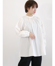 ehka sopo | 前後着パフスリーブチュニックブラウス(シャツ/ブラウス)