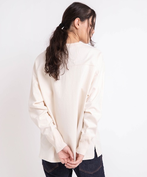 RNA-N(アールエヌエーエヌ)の「M1804 MVSジャージーミリタリープルオーバー(Tシャツ/カットソー・レディース・イエロー/ナチュラル/グレー・MEDIUM)」の22枚目の写真