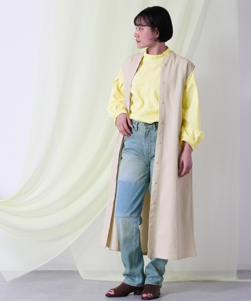 【セール】【SET ITEM】ショートブルゾン＋ロングジレ ３ＷＡＹマルチコート（ブルゾン）｜cepo（セポ）