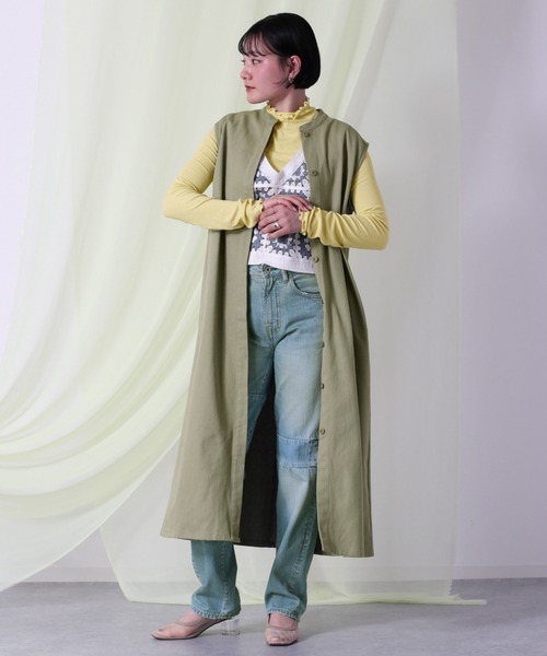 【セール】【SET ITEM】ショートブルゾン＋ロングジレ ３ＷＡＹマルチコート（ブルゾン）｜cepo（セポ）