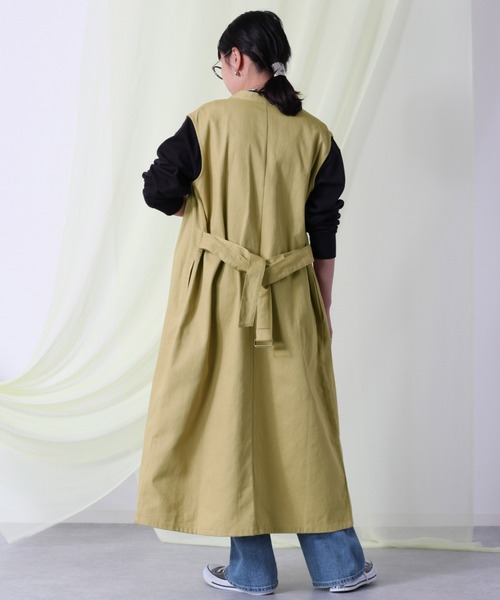 【セール】【SET ITEM】ショートブルゾン＋ロングジレ ３ＷＡＹマルチコート（ブルゾン）｜cepo（セポ）