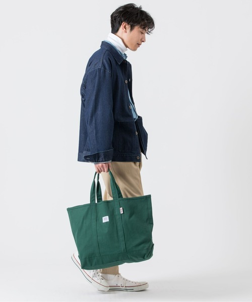 PARROTT CANVAS（パロットキャンバス）の「PARROTT CANVAS/パロットキャンバス　グリーンビルライトトートバッグ（トートバッグ・レディース・ネイビー/キナリ/モカ/マスタード/グリーン/レッド/カーキ/サックスブルー/ベージュ/パープル/ブルー/イエロー・FREE）」の19枚目の写真