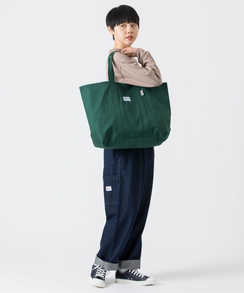 PARROTT CANVAS（パロットキャンバス）の「PARROTT CANVAS/パロットキャンバス　グリーンビルライトトートバッグ（トートバッグ・レディース・ネイビー/キナリ/モカ/マスタード/グリーン/レッド/カーキ/サックスブルー/ベージュ/パープル/ブルー/イエロー・FREE）」の17枚目の写真