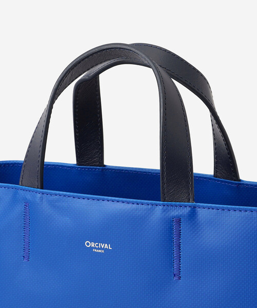 ORCIVAL(オーシバル)の「ORCIVAL | タテ型トートバッグ 小(トートバッグ・レディース・ネイビー/ブラウン/ブルー・-)」の5枚目の写真