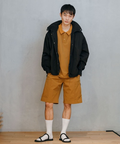 SENSE OF PLACE by URBAN RESEARCH（センスオブプレイスバイアーバンリサーチ）の「Uiscel　ルーズカーゴショーツ（カーゴパンツ・メンズ・ブラック/ベージュ・MEDIUM/LARGE）」の15枚目の写真