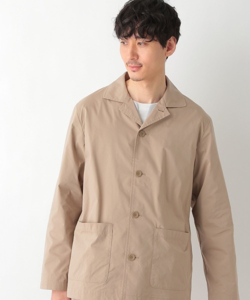 GLOBAL WORK(グローバルワーク)の「エアカルシャツカバーオール/255618(その他アウター・メンズ・ベージュ/グリーン/その他1/ダークブルー・SMALL/LARGE/MEDIUM)」の1枚目の写真