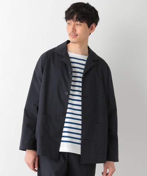 GLOBAL WORK(グローバルワーク)の「エアカルシャツカバーオール/255618(その他アウター・メンズ・ベージュ/グリーン/その他1/ダークブルー・SMALL/LARGE/MEDIUM)」の3枚目の写真