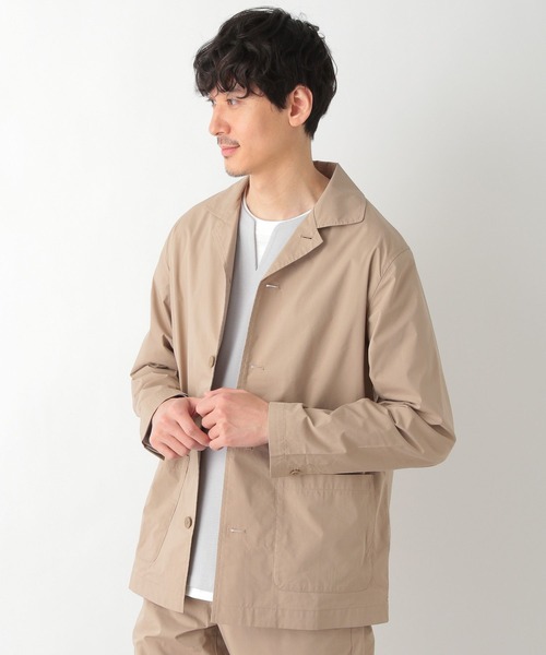 GLOBAL WORK(グローバルワーク)の「エアカルシャツカバーオール/255618(その他アウター・メンズ・ベージュ/グリーン/その他1/ダークブルー・SMALL/LARGE/MEDIUM)」の17枚目の写真