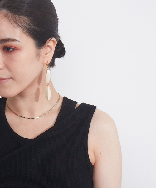 NOMINE（ノミネ）の「アメスリレイヤードタンクトップ（タンクトップ・レディース・ブラック/グレイッシュベージュ/オレンジ/ホワイト・フリー）」の15枚目の写真