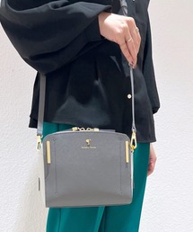 Pomme d'espoir ポムディスポワール バイカラーショルダーバッグ