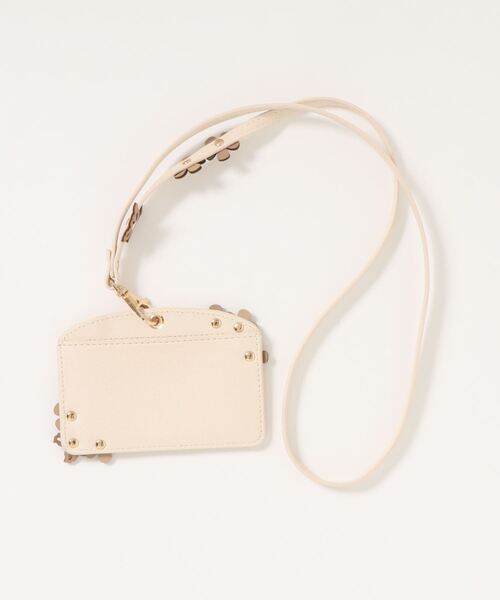 axes femme（アクシーズファム）の「立体お花使いパスケース（パスケース・レディース・ピンク/キナリ・MEDIUM）」の3枚目の写真