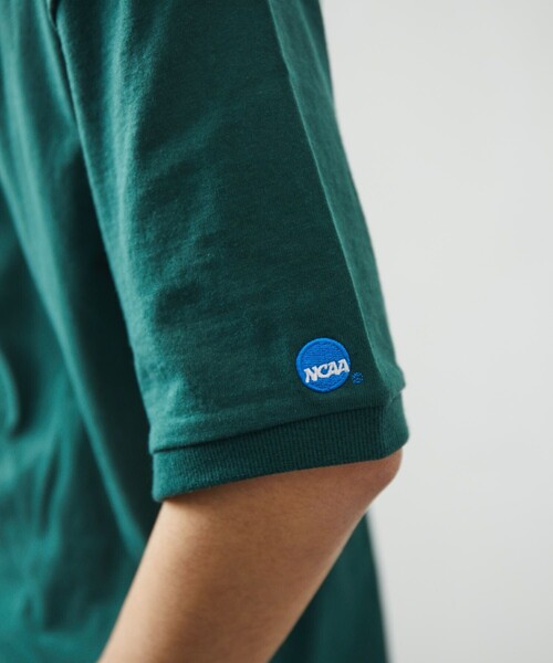 FREAK'S STORE（フリークスストア）の「NCAA/エヌシーエーエー SP LOGO 半袖TEE/ロゴ/刺繍（Tシャツ/カットソー・メンズ・ホワイト/ブラック/グレー/ホワイト系その他/ホワイト系その他2/グリーン・MEDIUM/LARGE/X-LARGE）」の11枚目の写真