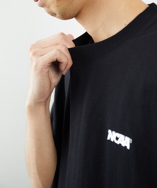 FREAK'S STORE（フリークスストア）の「NCAA/エヌシーエーエー SP LOGO 半袖TEE/ロゴ/刺繍（Tシャツ/カットソー・メンズ・ホワイト/ブラック/グレー/ホワイト系その他/ホワイト系その他2/グリーン・MEDIUM/LARGE/X-LARGE）」の21枚目の写真