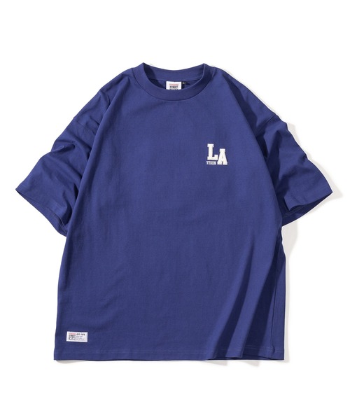 VISION STREET WEAR（ヴィジョンストリートウェア）の「【VISION STREET WEAR／ヴィジョンストリートウェア】LAロゴサガラ刺繍Tシャツ/バックデザイン/ビッグシルエット（Tシャツ/カットソー・メンズ・ホワイト/チャコールグレー/ブルー/グリーン・M/L/XL）」の8枚目の写真