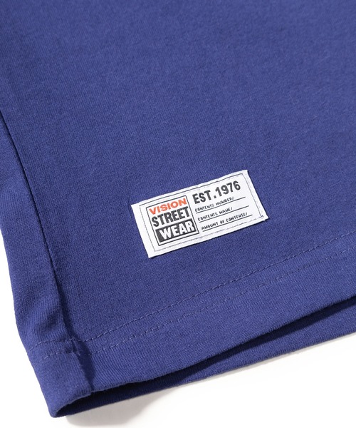 VISION STREET WEAR（ヴィジョンストリートウェア）の「【VISION STREET WEAR／ヴィジョンストリートウェア】LAロゴサガラ刺繍Tシャツ/バックデザイン/ビッグシルエット（Tシャツ/カットソー・メンズ・ホワイト/チャコールグレー/ブルー/グリーン・M/L/XL）」の12枚目の写真