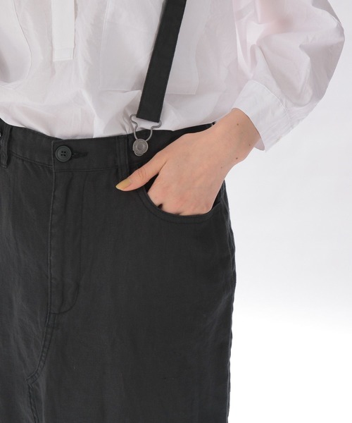niko and...(ニコアンド)の「リネンツイルサスワークスカート(スカート・レディース・ブラック/ネイビー/カーキ・MEDIUM/LARGE)」の18枚目の写真