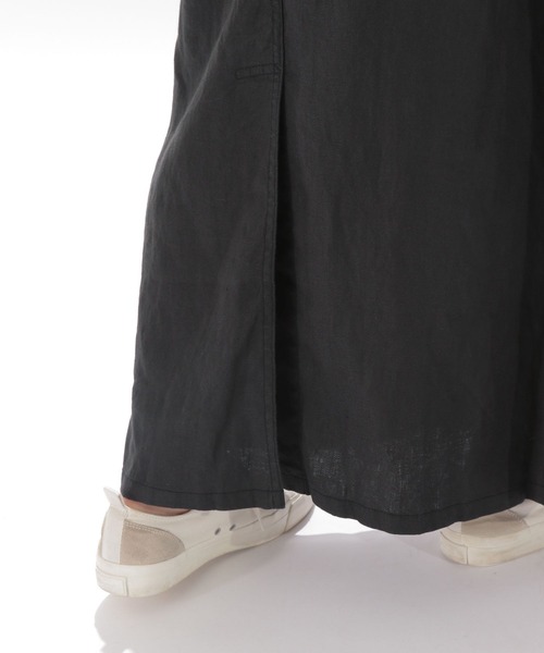 niko and...(ニコアンド)の「リネンツイルサスワークスカート(スカート・レディース・ブラック/ネイビー/カーキ・MEDIUM/LARGE)」の11枚目の写真