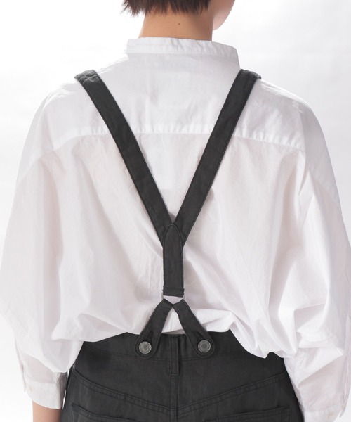 niko and...(ニコアンド)の「リネンツイルサスワークスカート(スカート・レディース・ブラック/ネイビー/カーキ・MEDIUM/LARGE)」の9枚目の写真