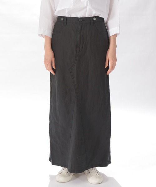 niko and...(ニコアンド)の「リネンツイルサスワークスカート(スカート・レディース・ブラック/ネイビー/カーキ・MEDIUM/LARGE)」の17枚目の写真