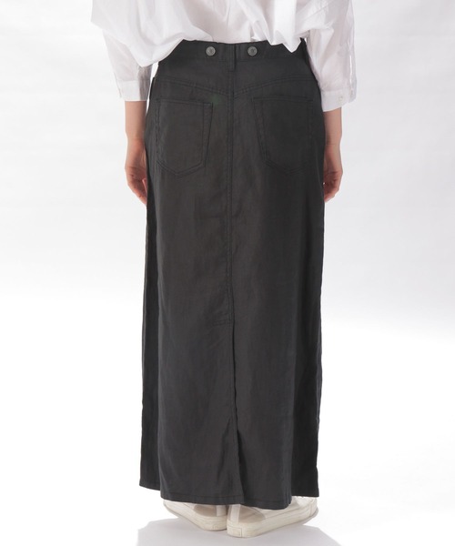 niko and...(ニコアンド)の「リネンツイルサスワークスカート(スカート・レディース・ブラック/ネイビー/カーキ・MEDIUM/LARGE)」の15枚目の写真